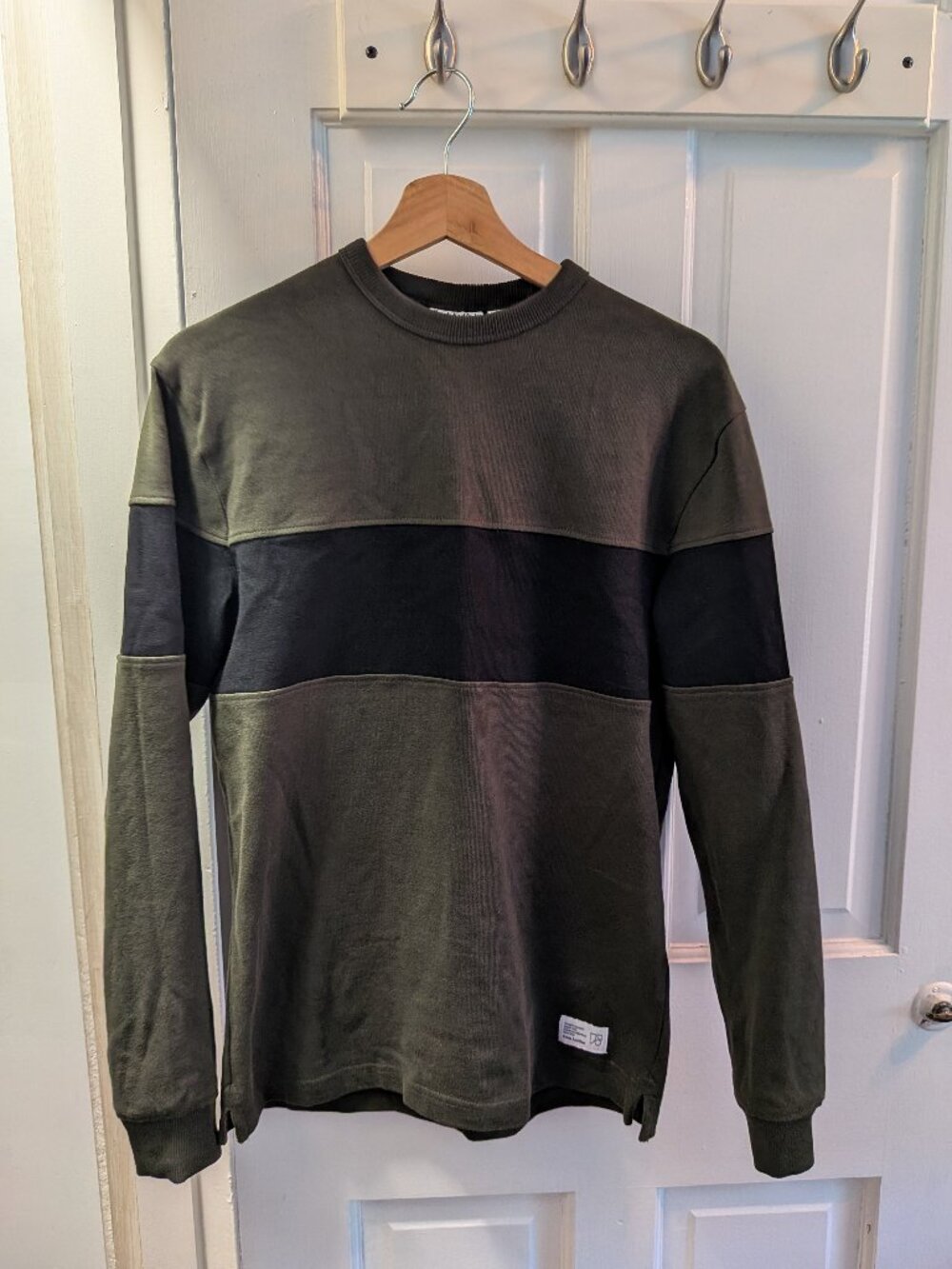 Frank & Oak Mens XS Stripe Jumper Shirt